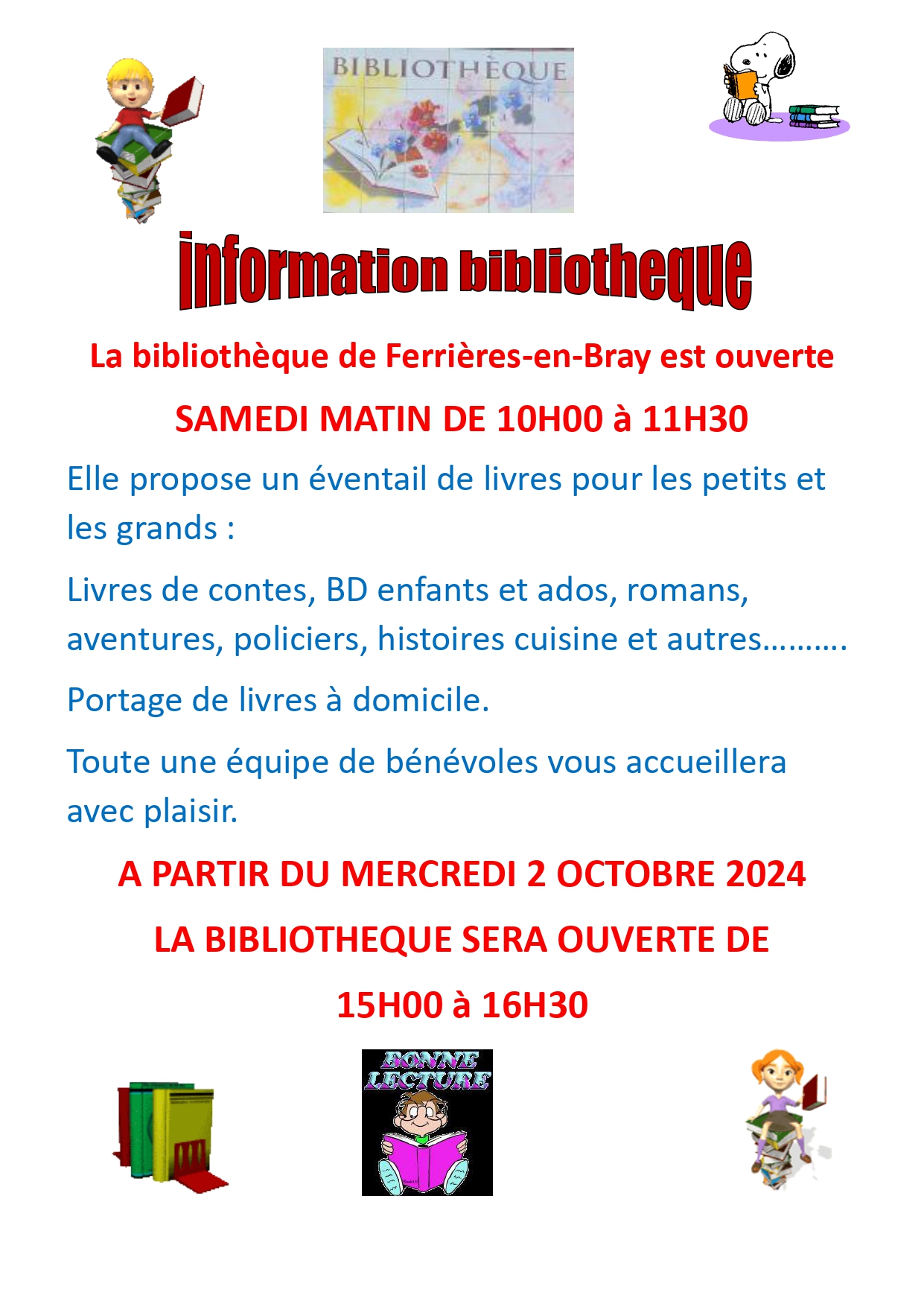 Affiche Bibliothèque