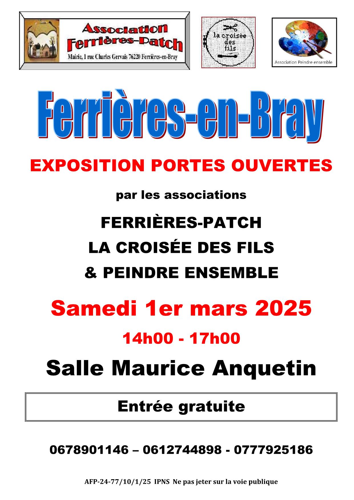 Affiche exposition/portes ouvertes