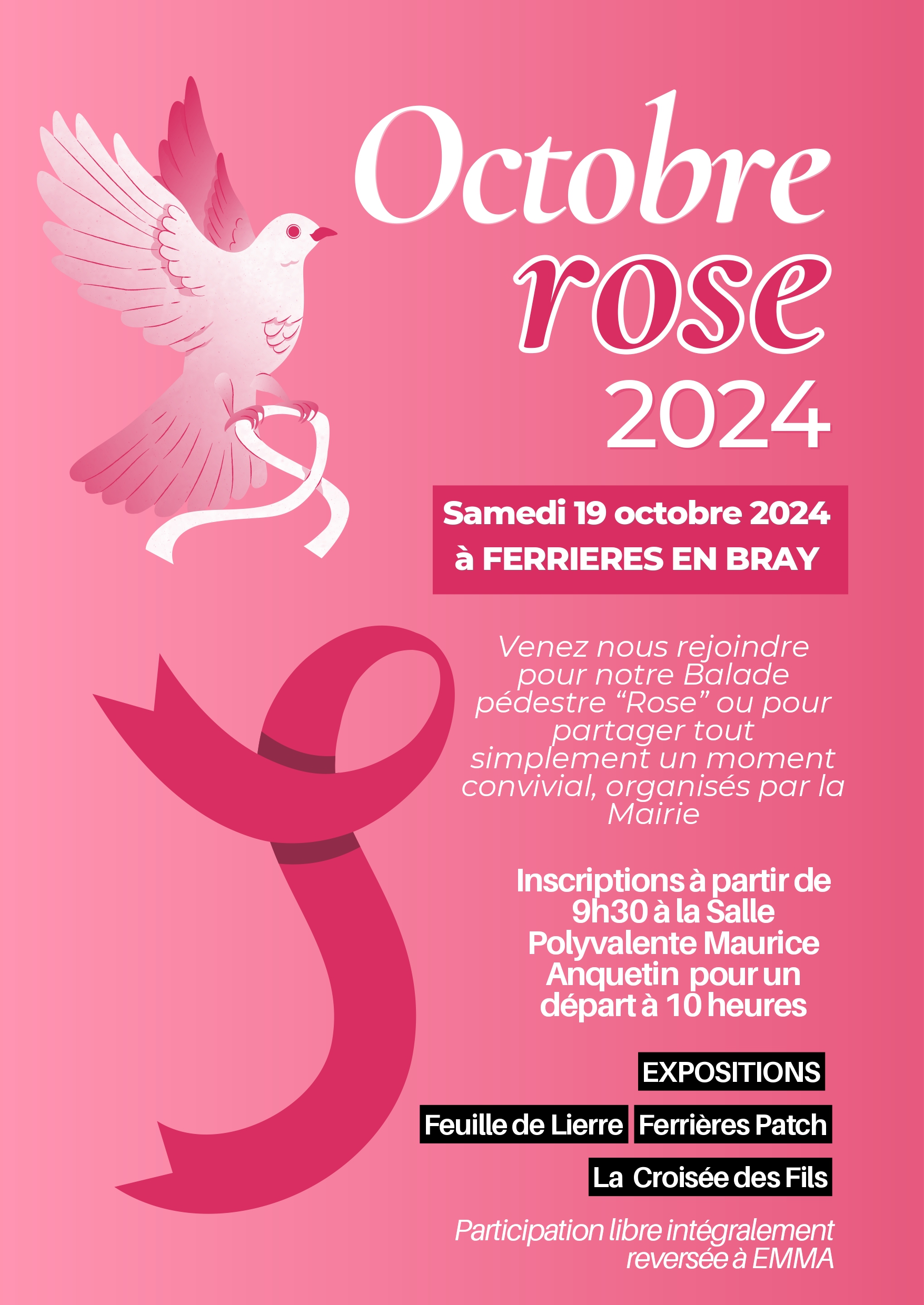 Affiche Octobre rose 2024