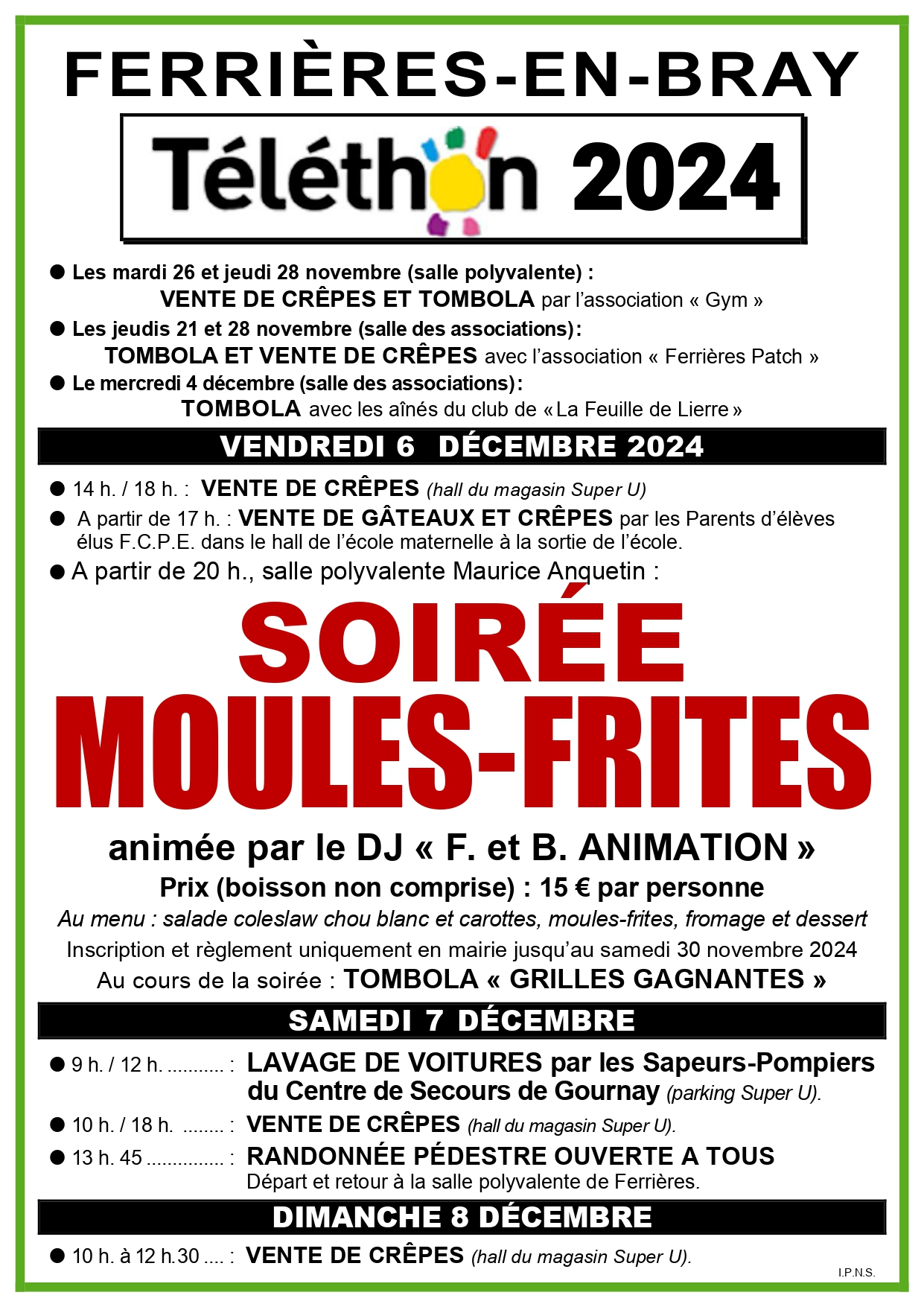 Affiche Téléthon 2024