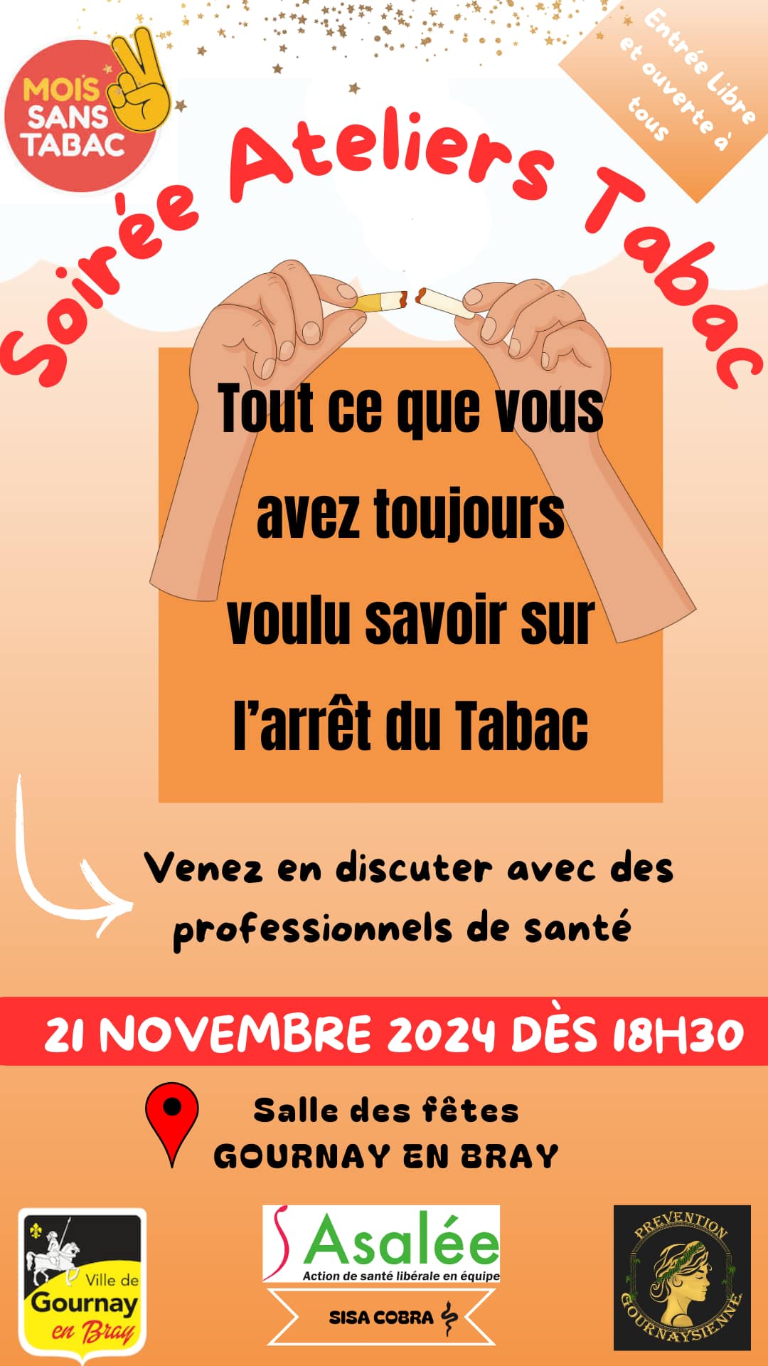 Affiche Soirée Atelier Tabac