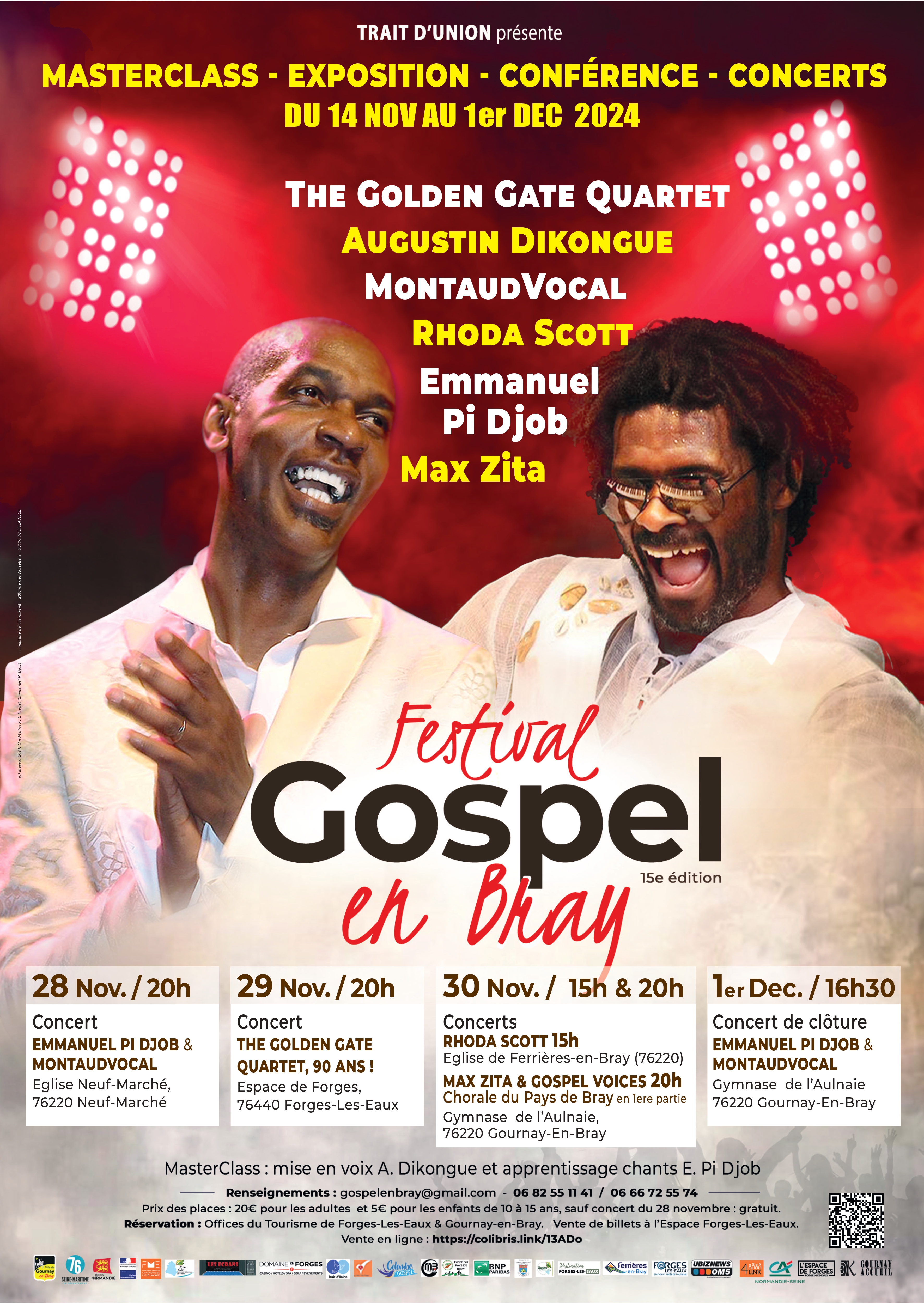 affiche Festival Gospel en Bray