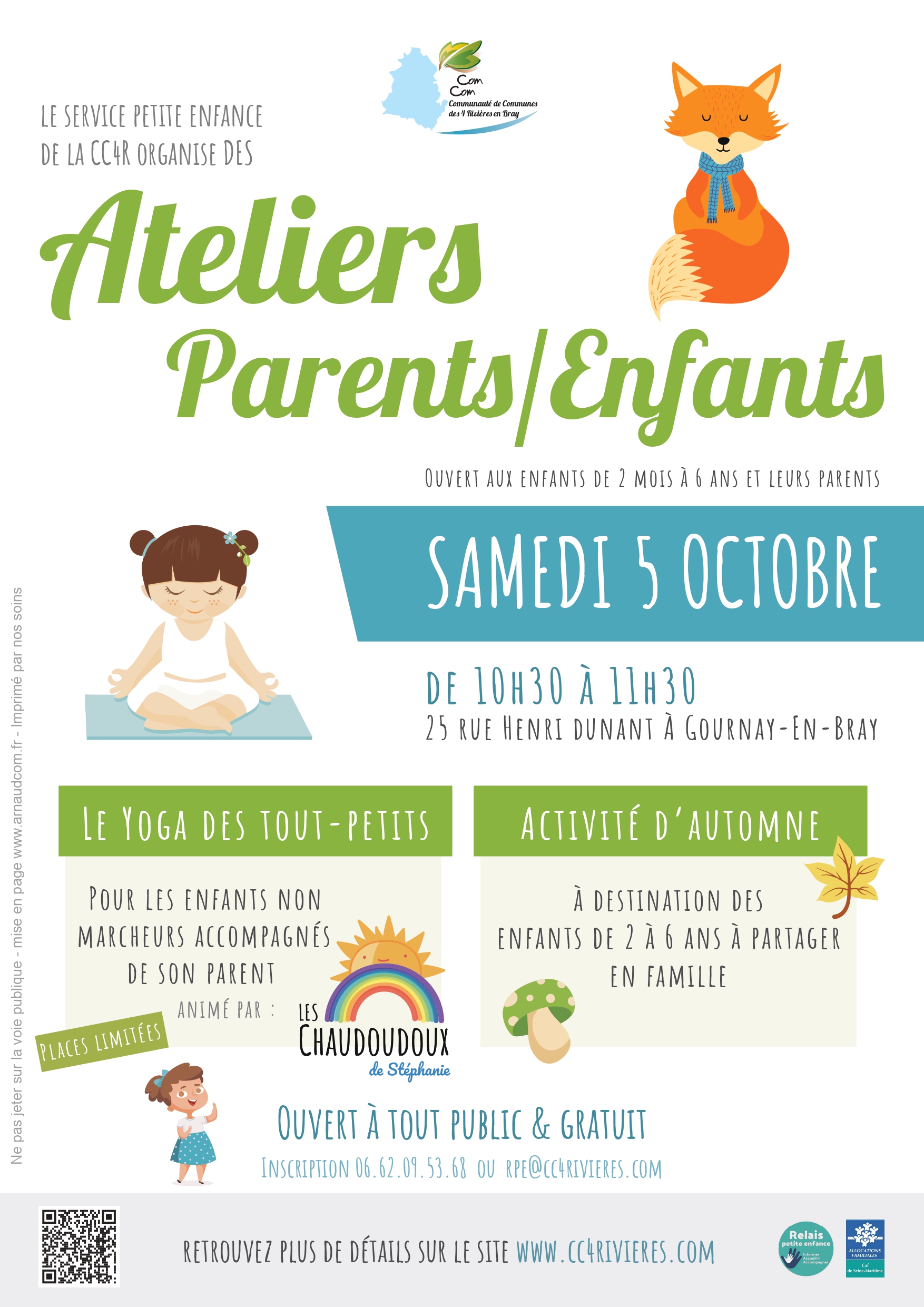 Affiche Atelier Parents/Enfants