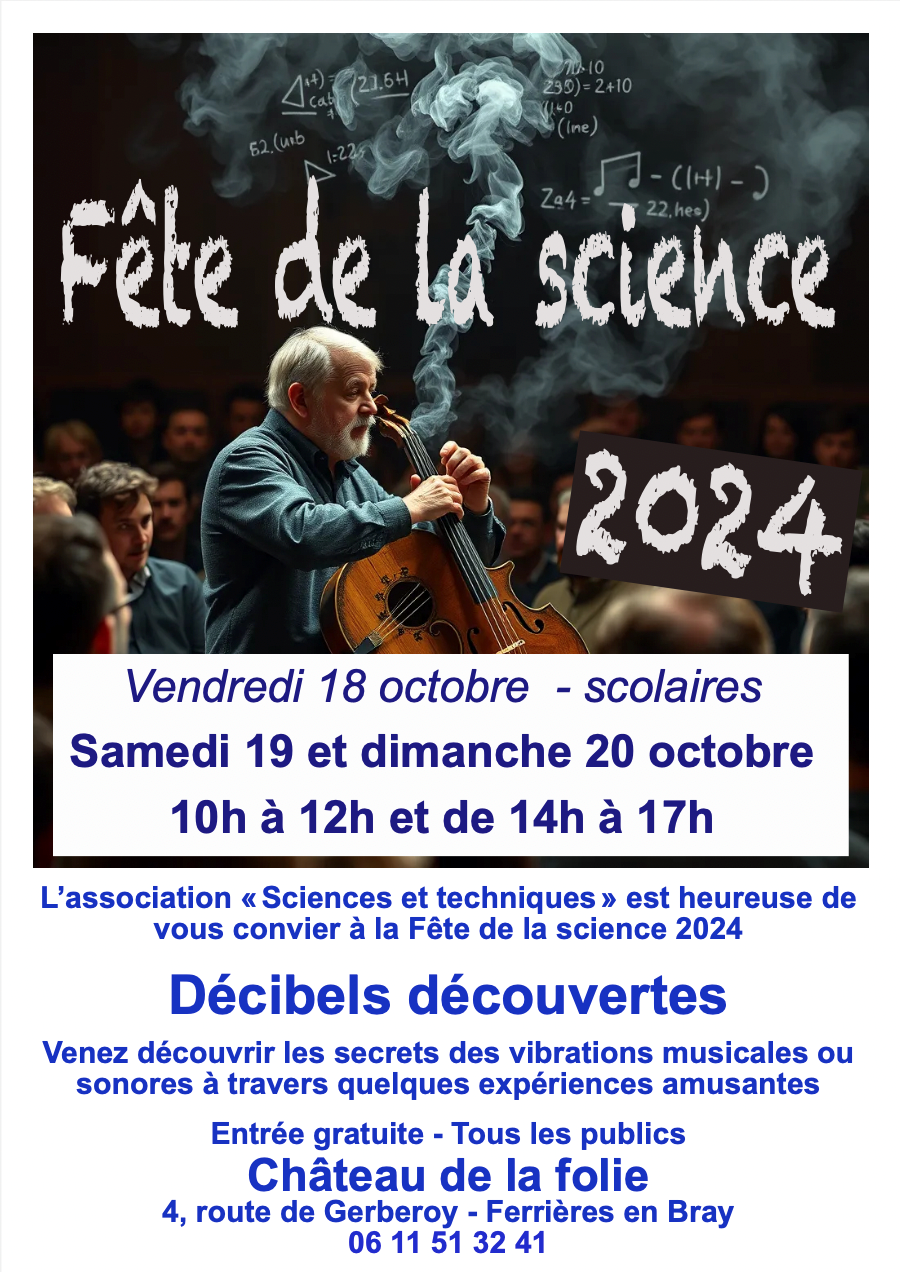 Affiche fête de la science 2024