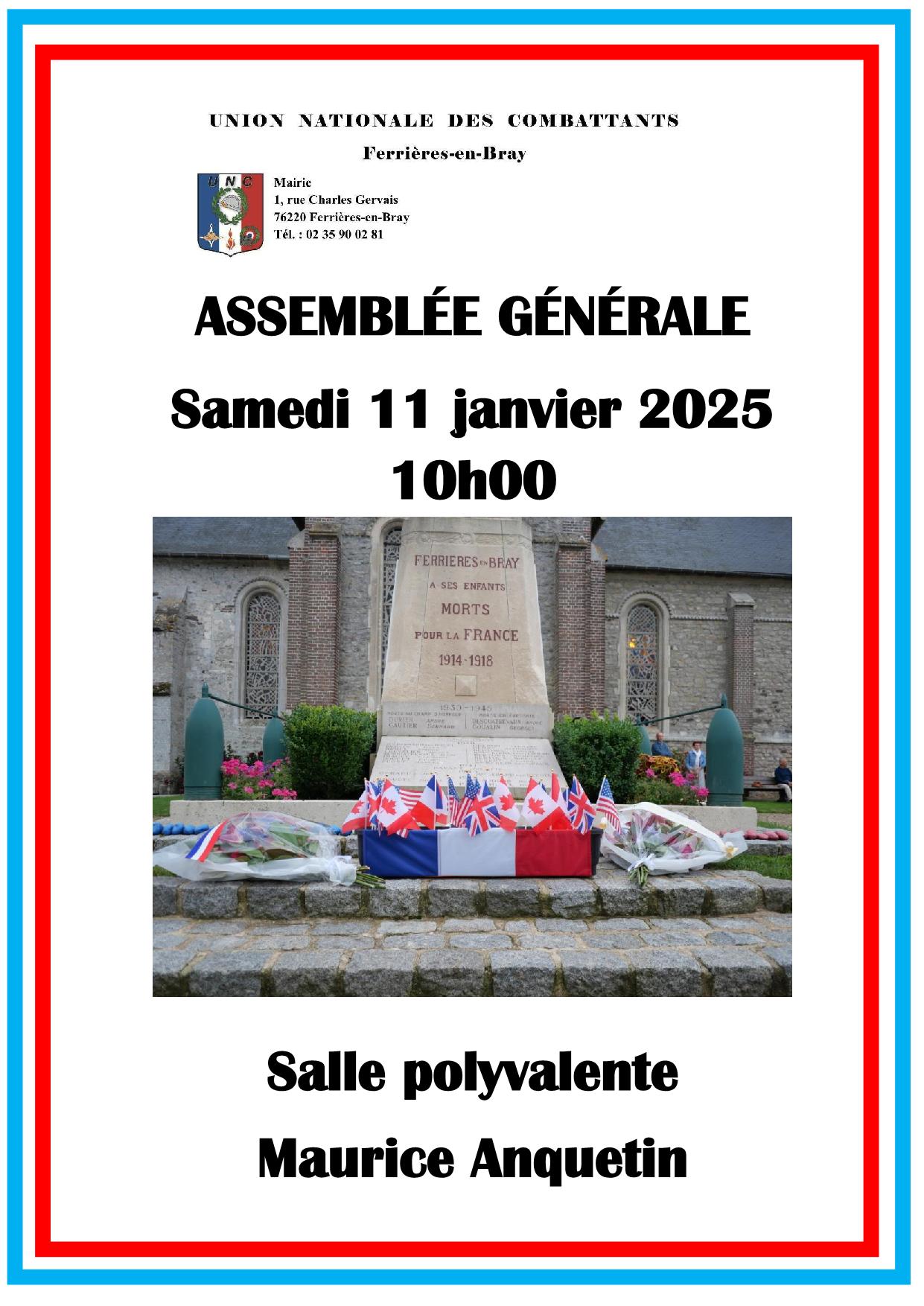 Affiche AG UNC